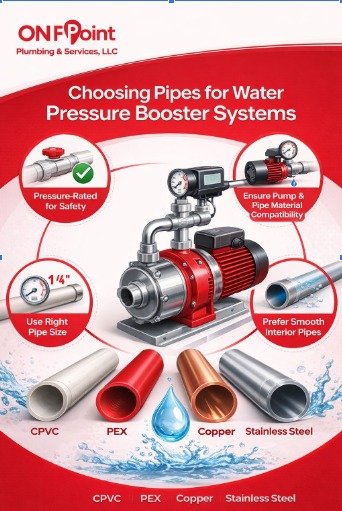 pipes for water pressure booster